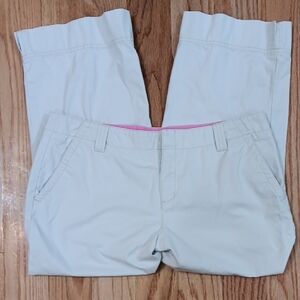 Lilly Pulitzer Light Cream Women's Capris